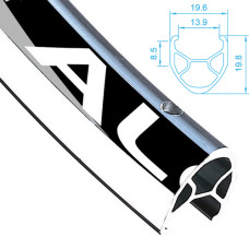 ALEX RIMS Обод R450, 700Сх14ммх36Н, двойной, F/V, CSW, чёрный. (Шоссе/туризм)