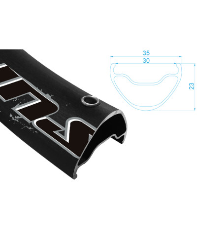 ALEX RIMS Обод SUPRA 35, 29"х30мм, SSE, для бескамерных покрышек, чёрный (FR/DH)