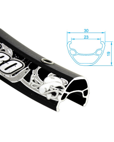 ALEX RIMS Обод FR30, 26"х23ммх32Н, A/V, D, SSE, чёрный (4Х/Dirt)