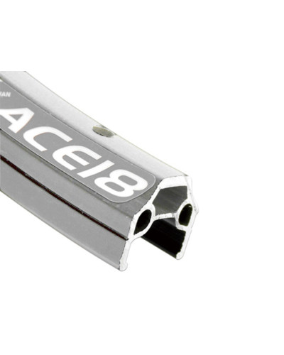 ALEX RIMS Обод ACE18, 20"х17ммх20Н, A/V, двойной, CSW, SSE, индикатор износа, СЕРЕБРИСТЫЙ