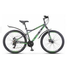 Велосипед STELS Navigator-710 MD 27.5"   16" Антрацитовый/зеленый/черный V020