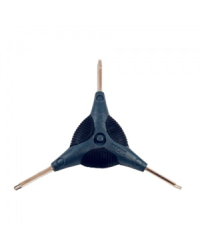 Набор 7-06322 "Y"-тип TORX T10, T15, T20 Ni-Plated профи CYCLO (Англия)