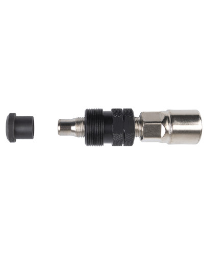Съемник шатунов 5-880555  3 в 1, квадрат, Shimano Octalink и ISIS сталь (инд. уп.) серебр.-черн. M-W