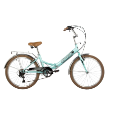 FOXX 20" складной, SHIFT, зелёный, 6-скор, Shimano RS35/TY21, двойной обод, багажник (20SFV.SHIFT.GN