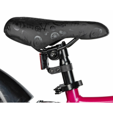 NOVATRACK 16" KATRINA алюм., фуксия-фиолетов, полная защ.цепи, V-brake, короткие крылья (167AKATRINA