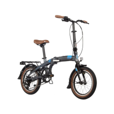 NOVATRACK 16" TOWN  серый, складной алюм. Shimano 7 speed, стальная вилка, вынос, алюм.рул (16AFV.TO