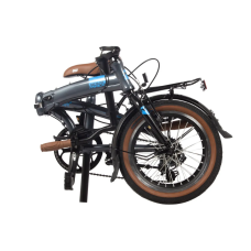 NOVATRACK 16" TOWN  серый, складной алюм. Shimano 7 speed, стальная вилка, вынос, алюм.рул (16AFV.TO