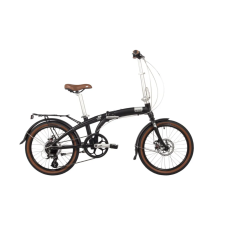 NOVATRACK 20" TOWN складной, алюм., чёрный, 8 скор., RDM310/TS71/HG20, диск.торм.STG (20AFD.TOWN.BK4