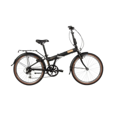 NOVATRACK 20" VORTEX черный, складной алюм. Shimano 6 speed, стальная вилка, вынос, алюм.р (20AFV.VO