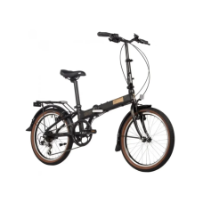 NOVATRACK 20" VORTEX черный, складной алюм. Shimano 6 speed, стальная вилка, вынос, алюм.р (20AFV.VO