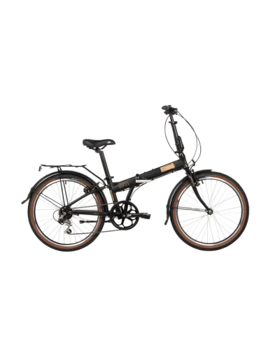 NOVATRACK 24" VORTEX черный, складной алюм. Shimano 6 speed, стальная вилка, вынос, алюм.руль (24AFV