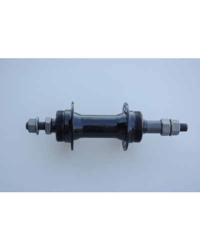 Втулка задняя RH-207D-1 DISC 36H 3/8*135*175MM на гайках, под резьбовой ротор, черная
