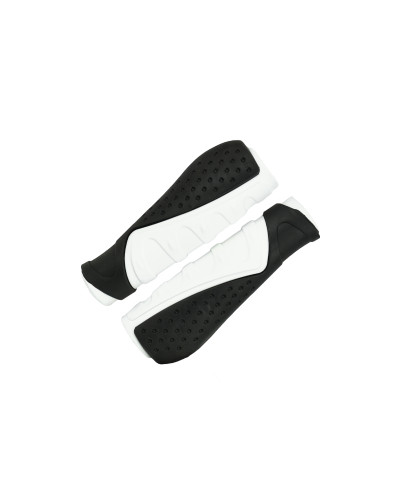 Грипсы MTB HL-G301 130mm,эргономические, резина,чернобелые