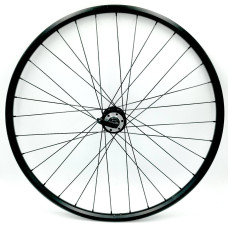 Колесо 27.5" в сборе,заднее, двойной обод XTB-26 ,алюм.сплав,серебр,серебр втулка,под трещ