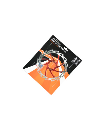 Ротор тормоза Alligator HK-R12RD-DIY Wind Cutter RED ,180мм,серебристо-красный