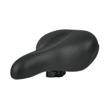 Седло DS-2417 MTB 240*210mm, 620гр,комфорт,эластомер,черное