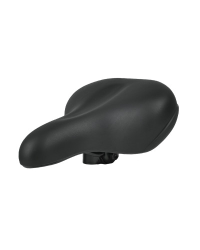 Седло DS-2417 MTB 240*210mm, 620гр,комфорт,эластомер,черное