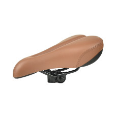 Седло DS-2498 MTB 260*160mm, 600гр,комфорт,пружины,коричневый