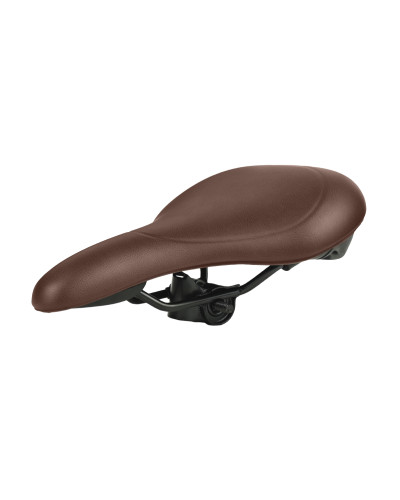 Седло KS-9040 MTB 260*200mm,комфорт,эластомер,450гр,коричневое