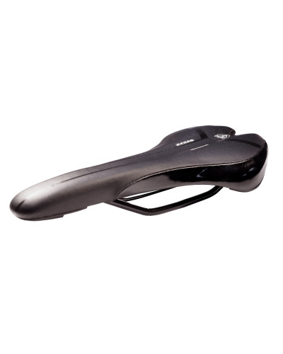 Седло ZEUS Z-1010 MTB Sport 280x143mmmm,рельсы сталь,анатомическое,черное,293гр