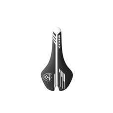 Седло ZEUS Z-1013 MTB Sport 278x140mm,рельсы сталь,анатомическое,черно-белое,290гр