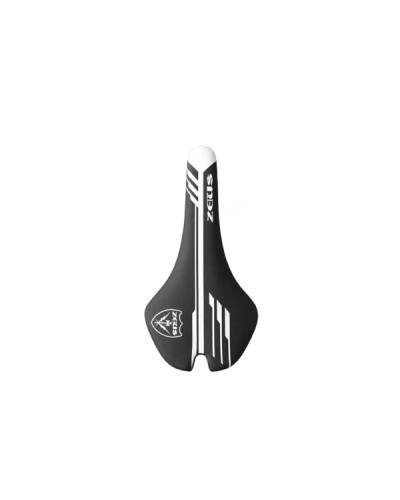 Седло ZEUS Z-1013 MTB Sport 278x140mm,рельсы сталь,анатомическое,черно-белое,290гр