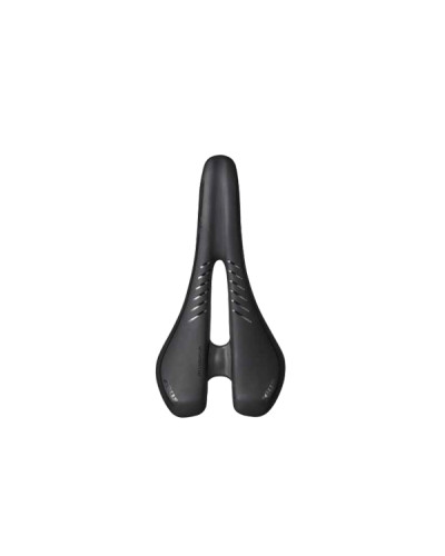 Седло ZEUS Z-S001 Road 270*135mm,рельсы сталь,анатомическое,черное,208гр