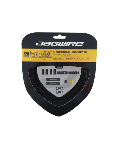 JAGWIRE Тросы с оболочками для тормозов длинные комплект Universal Sport Brake XL, чёрный