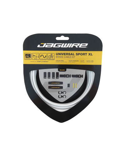 JAGWIRE Тросы с оболочками для тормозов длинные комплект Universal Sport Brake XL, белый