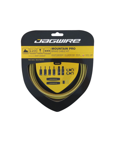 JAGWIRE Тросы тормозные комплект Mountain Pro Brake, с пятислойной усиленной оболочкой, "золото"