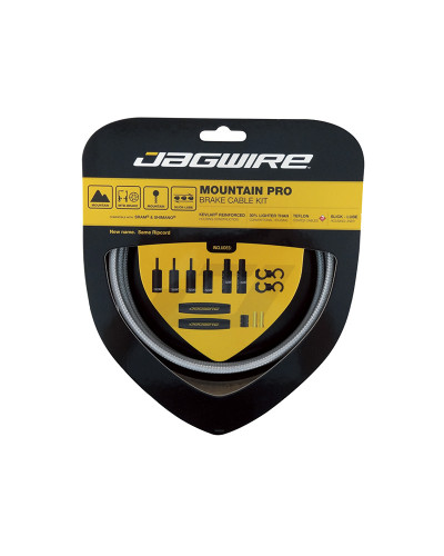 JAGWIRE Тросы тормозные комплект Mountain Pro Brake, с пятислойной усиленной оболочкой, "серебро"