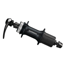 SHIMANO Втулка задняя FH-RM35, черная, 8/9/10-ск., под диск (CenterLock), с эксцентриком, 135х146х16