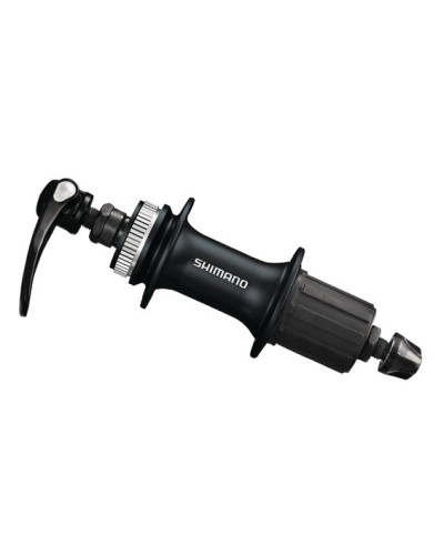 SHIMANO Втулка задняя FH-RM35, черная, 8/9/10-ск., под диск (CenterLock), с эксцентриком, 135х146х16