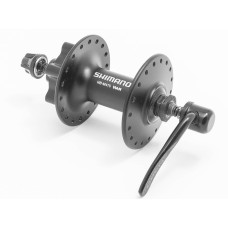 SHIMANO Втулка передняя HB-M475 ALIVIO, 32Н, под диск (6 болтов), OLD:100мм, ось:108мм, чёрная, б/уп