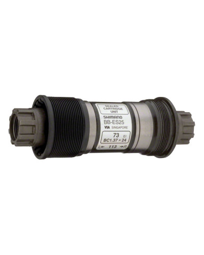 SHIMANO Каретка BB-ES25 шлицевая, вал:126мм, резьба: BSA 73мм, б/болтов, б/уп.