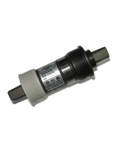 SHIMANO Каретка BB-UN26 под квадрат, вал 117,5мм, резьба: BSA, база 68мм, б/болтов, б/уп.