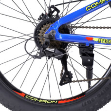 Велосипед 24"x3.0 рама 13" 7sp COMIRON FLASH полуфэт ригид синий (10702070/160125/5019251, Китай)