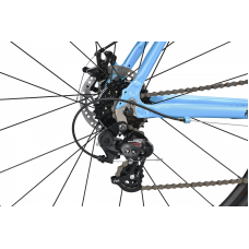 Велосипед Stark'22 Gravel 700.1 D голубой/чёрный 18"																	