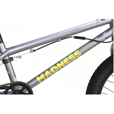 Велосипед Stark'22 Madness BMX 2 серый/желтый																	