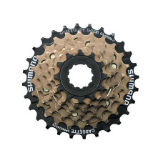 SHIMANO Кассета CS-HG20 ALTUS 7 скоростей, 12-14-16-18-21-26-32T, коричневая, без уп.