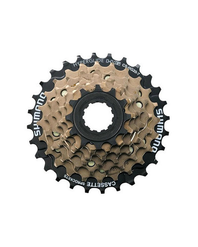 SHIMANO Кассета CS-HG20 ALTUS 7 скоростей, 12-14-16-18-21-26-32T, коричневая, без уп.