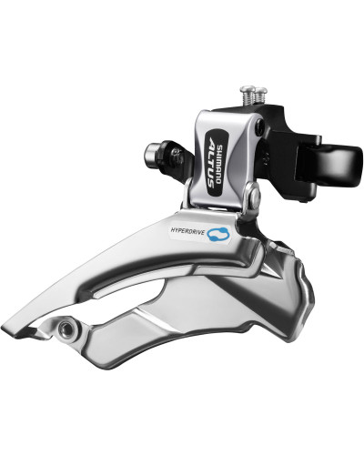 Перек-ль передний Shimano Altus, M313, ун. тяга, ун. хомут, уг.:66-69, для 42/48T