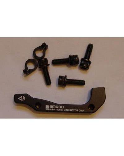 SHIMANO Адаптер дискового тормоза, SM-MA-R160P/S, болт 2 шт., стопорные кольца 2 шт.