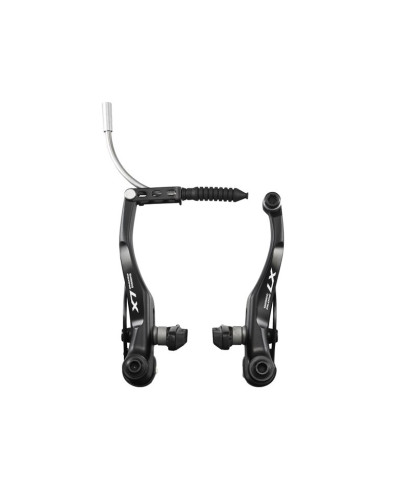 SHIMANO Тормоз V-brake BR-T670 DEORE LX задний, черный, колодки M70CT4, болты 25мм, без уп.