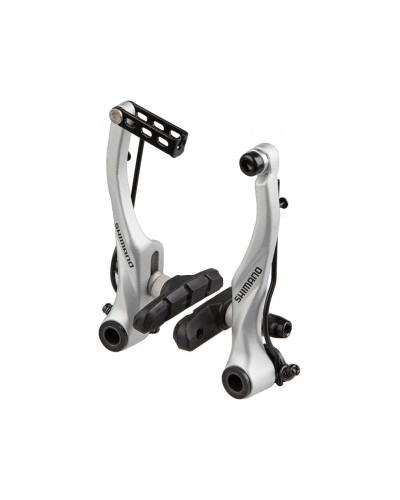 Тормоз v-br Shimano Alivio, T4000, задн, колодки S65T, сереб