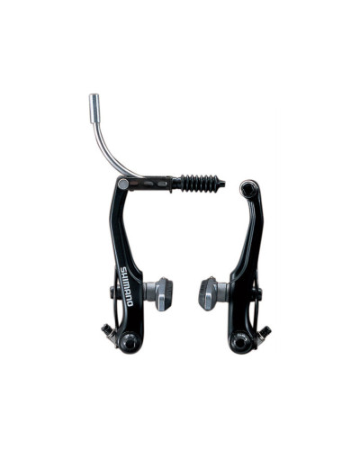 SHIMANO Тормоз V-brake BR-M422 передний, черный, колодки M65T3, болты 16мм, без уп.