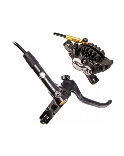 Тормоз диск. Shimano Saint, M820, BL(прав)/BR(задн), метал. кол. с радиат, 1700мм, черн.