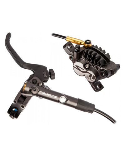 Тормоз диск. Shimano Saint, M820, BL(лев)/BR(пер), метал. кол. с радиат, 1000мм