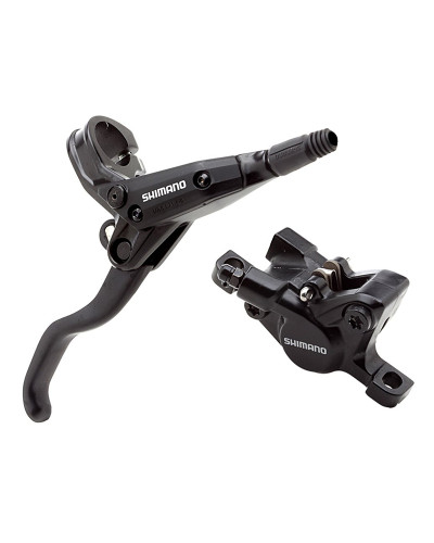 SHIMANO Тормоз дисковый гидравлический BR-M445L (R) с ручкой BL-M445L (R), задний, без адаптера, без