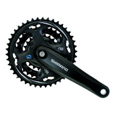 SHIMANO Шатуны FC-M311 ACERA на 7/8 скоростей, 170мм, 42/32/22T, под квадрат, черные